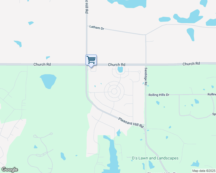 map of restaurants, bars, coffee shops, grocery stores, and more near 4742 Dublin in Olive Branch