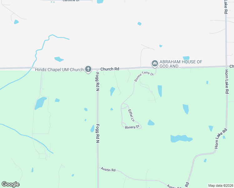 map of restaurants, bars, coffee shops, grocery stores, and more near 4747 Bonne Terre Drive in DeSoto County