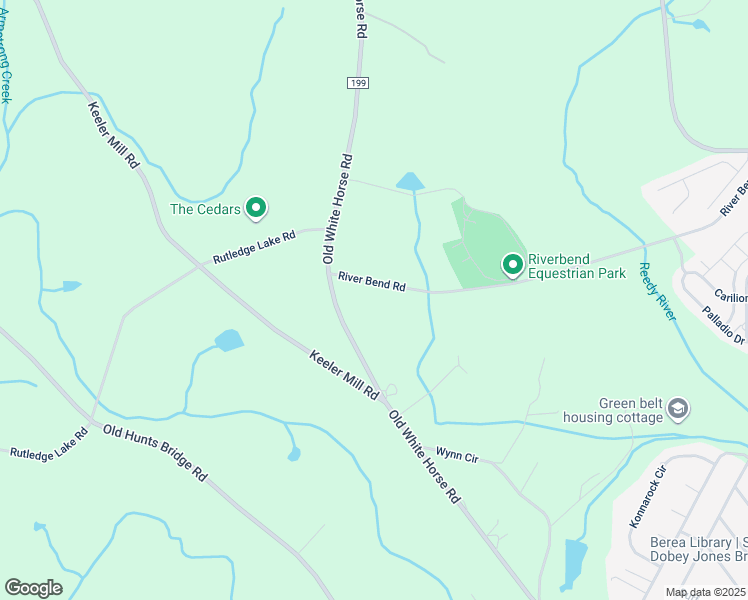 map of restaurants, bars, coffee shops, grocery stores, and more near 9645 Old White Horse Road in Greenville