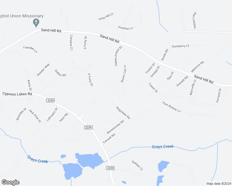 map of restaurants, bars, coffee shops, grocery stores, and more near 4617 Storm Cat Lane in Hope Mills