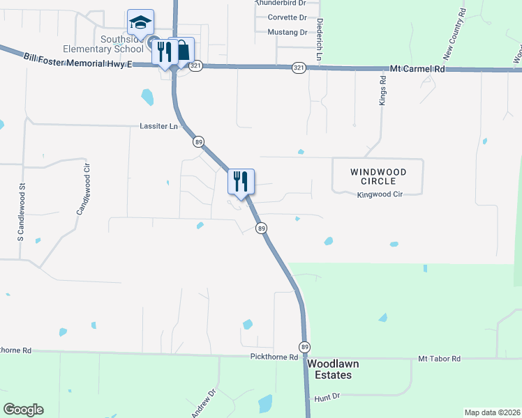 map of restaurants, bars, coffee shops, grocery stores, and more near 41 Highland Drive in Cabot