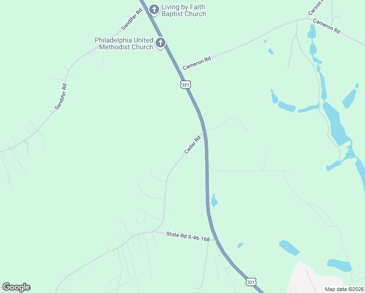 map of restaurants, bars, coffee shops, grocery stores, and more near 2239 Cedar Road in York