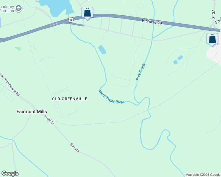 map of restaurants, bars, coffee shops, grocery stores, and more near in Spartanburg