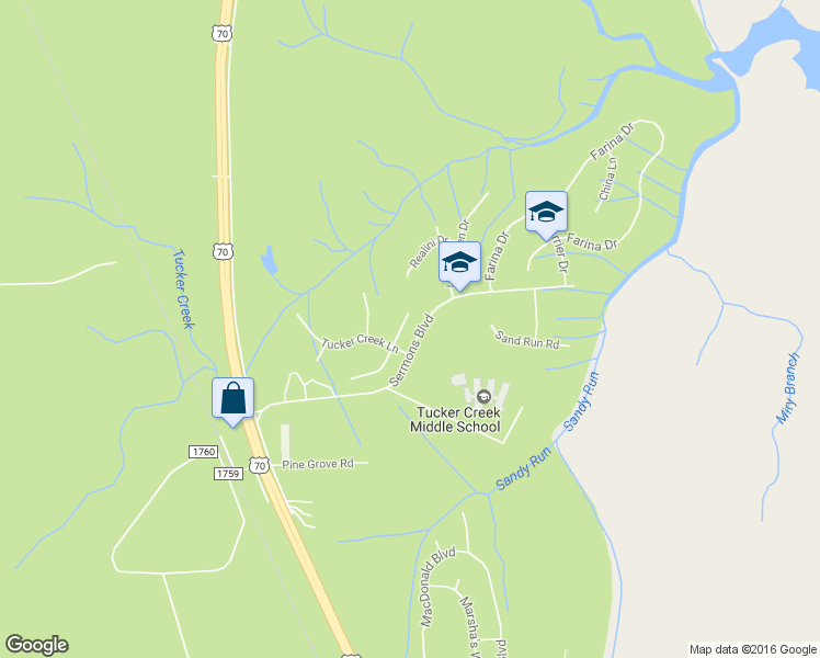 map of restaurants, bars, coffee shops, grocery stores, and more near 104 Heron Moon Court in Havelock