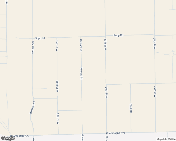 map of restaurants, bars, coffee shops, grocery stores, and more near Sopp Road in Kern County