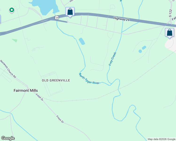 map of restaurants, bars, coffee shops, grocery stores, and more near in Spartanburg