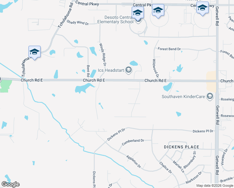 map of restaurants, bars, coffee shops, grocery stores, and more near 2271 Khushboo Cove in Southaven