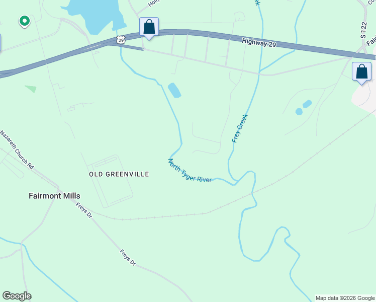 map of restaurants, bars, coffee shops, grocery stores, and more near in Spartanburg