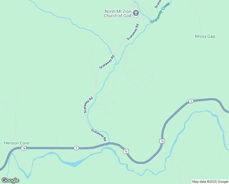 map of restaurants, bars, coffee shops, grocery stores, and more near 4508 Ramsey Drive in Hiawassee