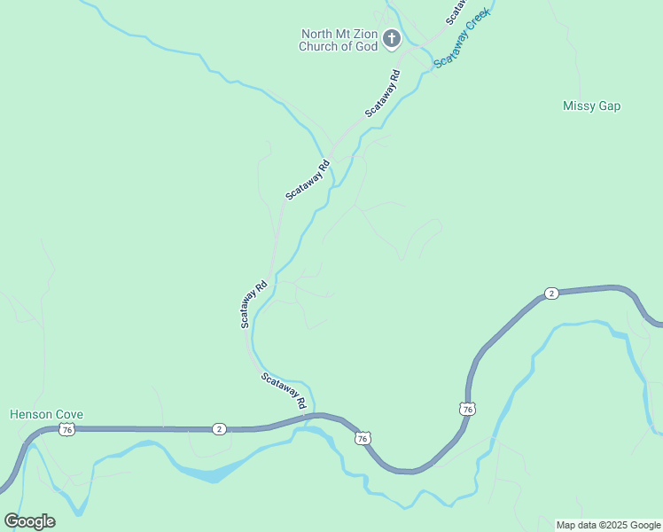 map of restaurants, bars, coffee shops, grocery stores, and more near 4508 Ramsey Drive in Hiawassee