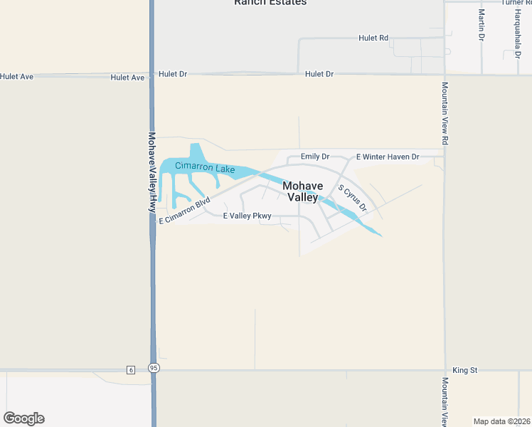 map of restaurants, bars, coffee shops, grocery stores, and more near 1699 East Valley Drive in Mohave Valley