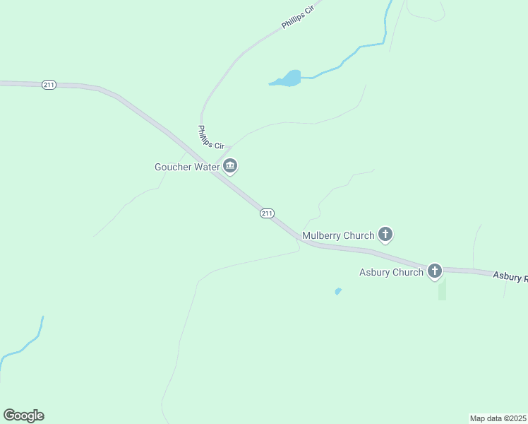 map of restaurants, bars, coffee shops, grocery stores, and more near 571 Asbury Road in Pacolet