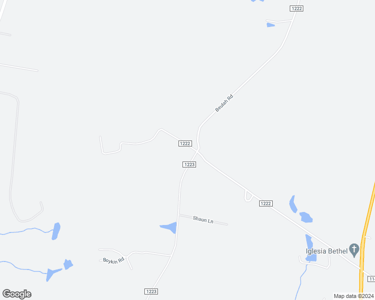 map of restaurants, bars, coffee shops, grocery stores, and more near 0 Boykin Road in Clinton