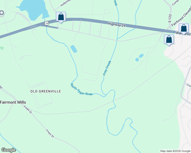 map of restaurants, bars, coffee shops, grocery stores, and more near in Spartanburg