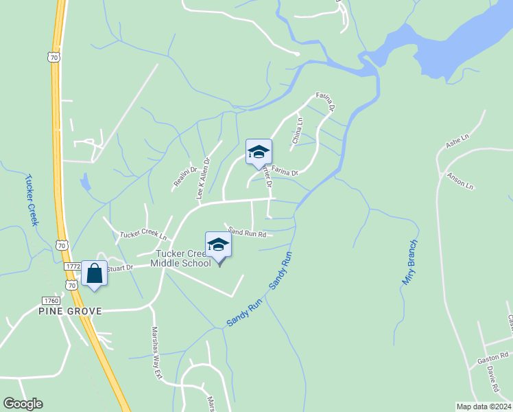 map of restaurants, bars, coffee shops, grocery stores, and more near 800 Sermons Boulevard in Havelock