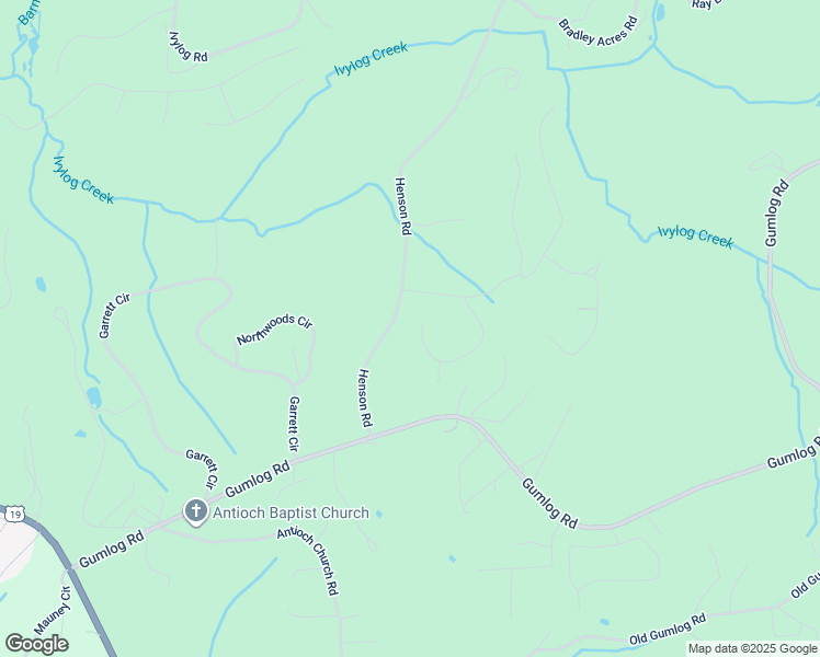 map of restaurants, bars, coffee shops, grocery stores, and more near 4050 Henson Road in Blairsville