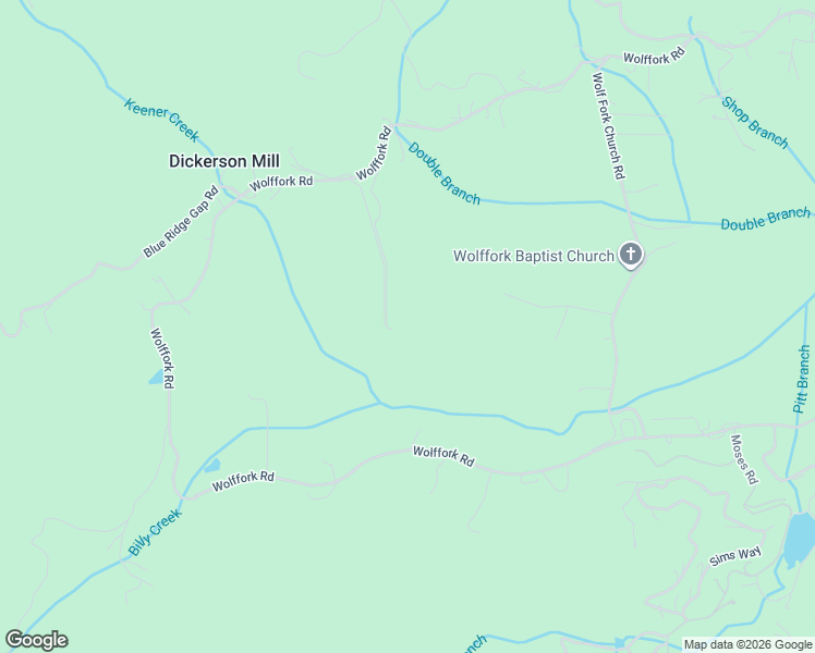 map of restaurants, bars, coffee shops, grocery stores, and more near 420 Dickerson Lane in Rabun Gap