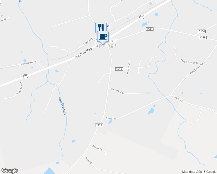 map of restaurants, bars, coffee shops, grocery stores, and more near 3801 Potter Road in Monroe