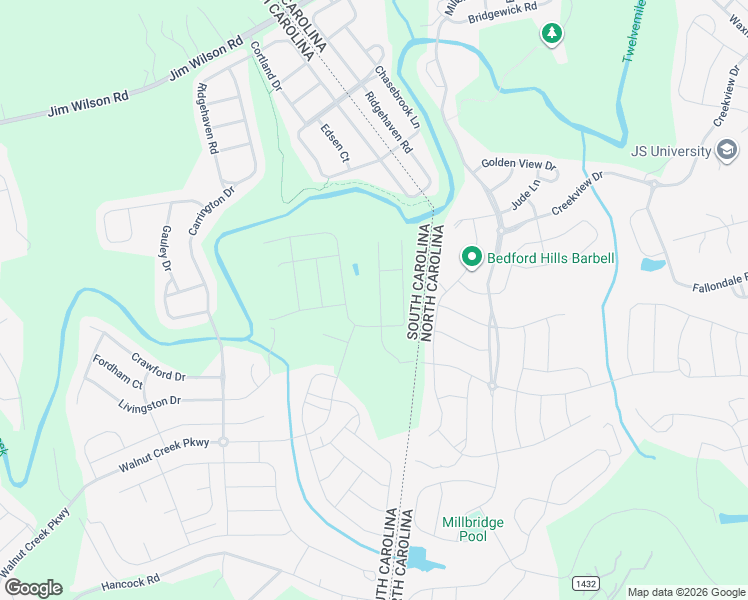 map of restaurants, bars, coffee shops, grocery stores, and more near 416 Landau Road in Waxhaw