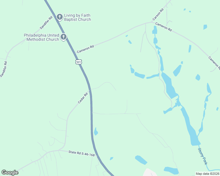 map of restaurants, bars, coffee shops, grocery stores, and more near 249 Brown Neal Road in York