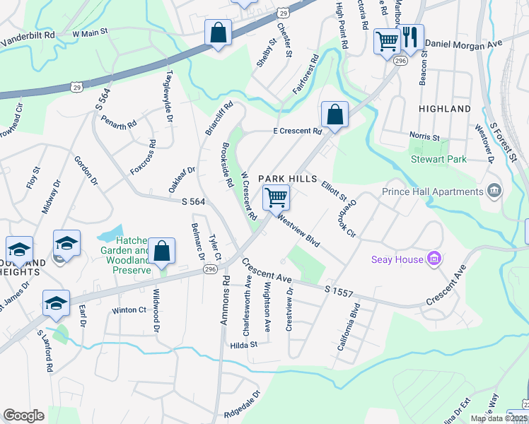 map of restaurants, bars, coffee shops, grocery stores, and more near 740 John B White Sr Boulevard in Spartanburg