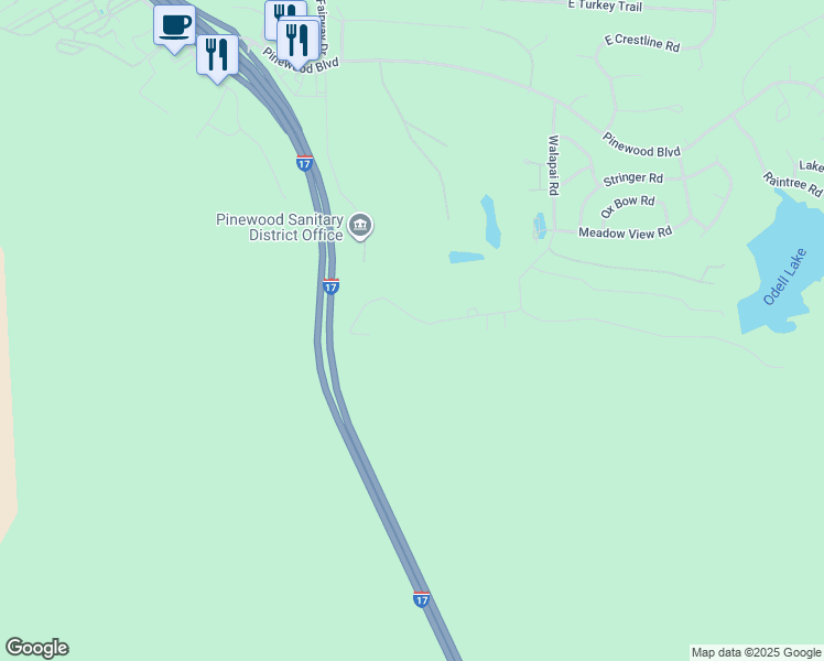 map of restaurants, bars, coffee shops, grocery stores, and more near 170 Navajo Road in Sedona