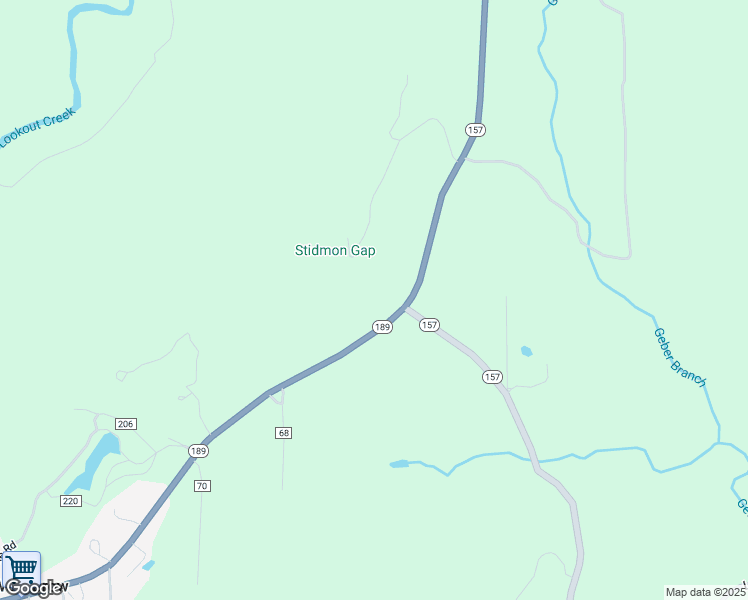 map of restaurants, bars, coffee shops, grocery stores, and more near 202 Stidman Gap Road in Lookout Mountain