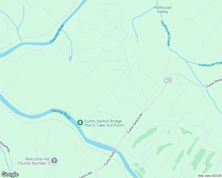 map of restaurants, bars, coffee shops, grocery stores, and more near 263 Logan Drive in Mineral Bluff