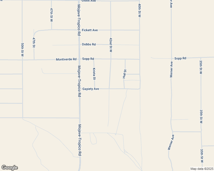 map of restaurants, bars, coffee shops, grocery stores, and more near 4301 Gayiety Avenue in Mojave