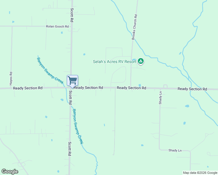 map of restaurants, bars, coffee shops, grocery stores, and more near 1517 Ready Section Road in Hazel Green