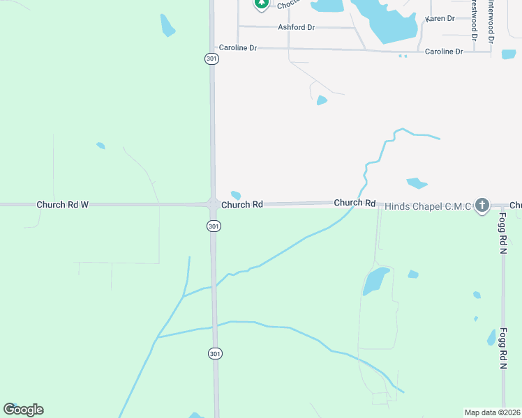 map of restaurants, bars, coffee shops, grocery stores, and more near 5568-5884 Church Road in Lake Cormorant