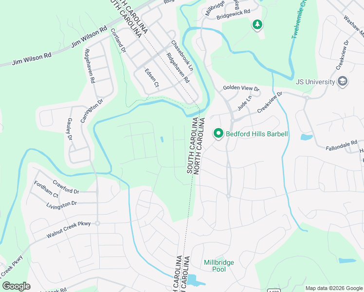 map of restaurants, bars, coffee shops, grocery stores, and more near in Indian Land