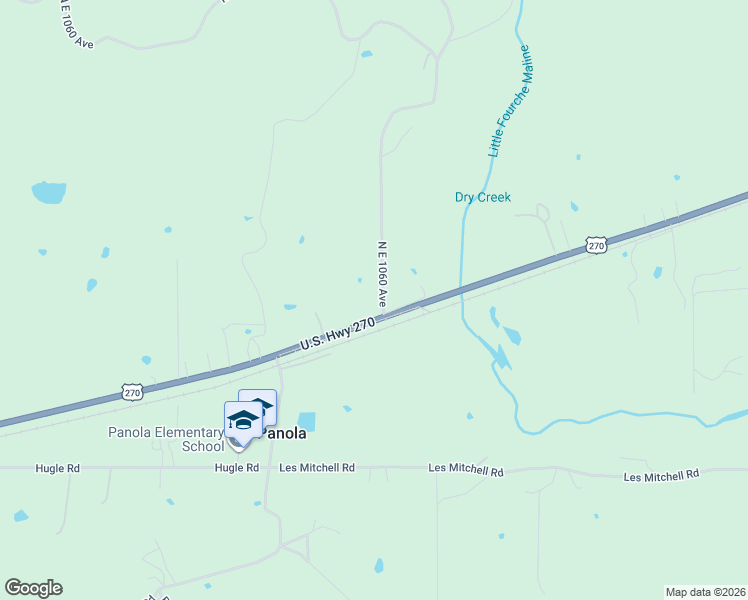 map of restaurants, bars, coffee shops, grocery stores, and more near 5915 U.S. 270 in Wilburton