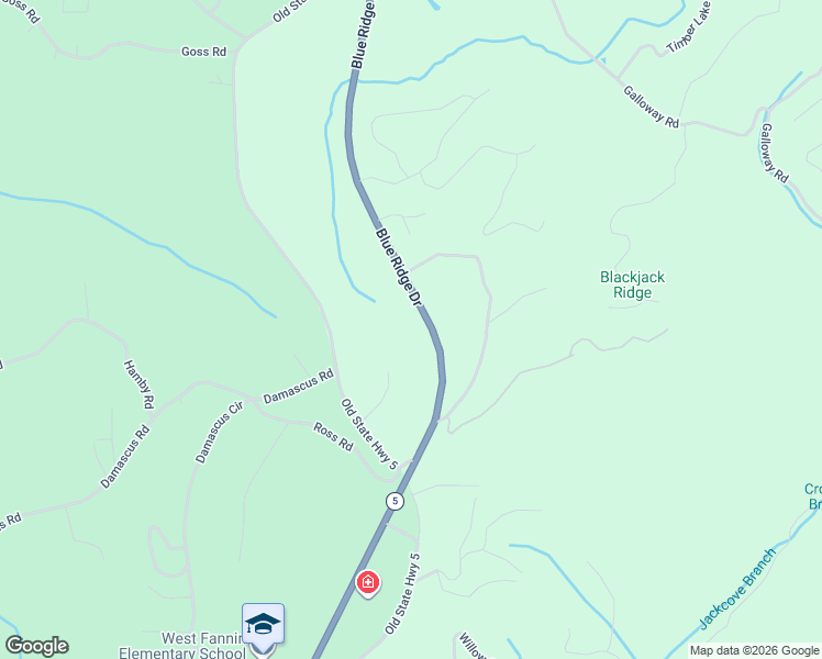 map of restaurants, bars, coffee shops, grocery stores, and more near 4214 Georgia 5 in McCaysville