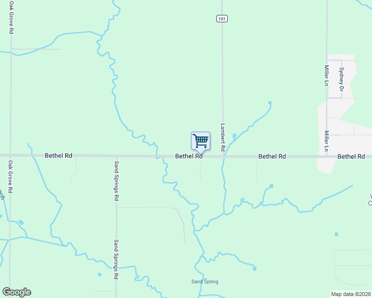 map of restaurants, bars, coffee shops, grocery stores, and more near 26843 Bethel Road in Elkmont