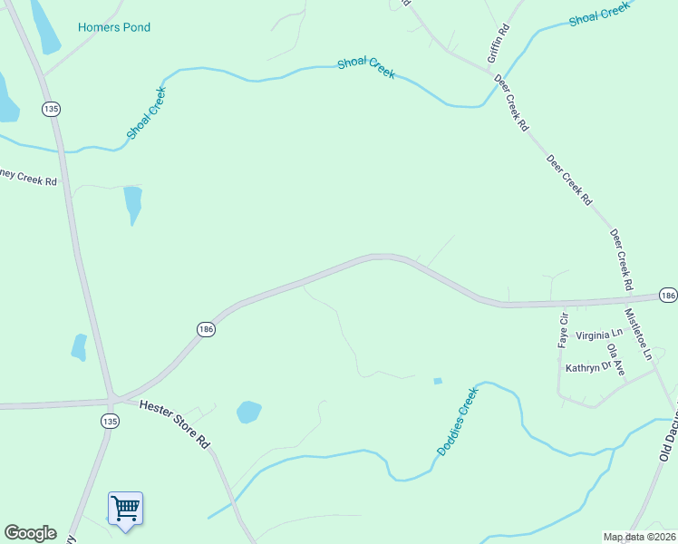 map of restaurants, bars, coffee shops, grocery stores, and more near 2105 Dacusville Road in Easley