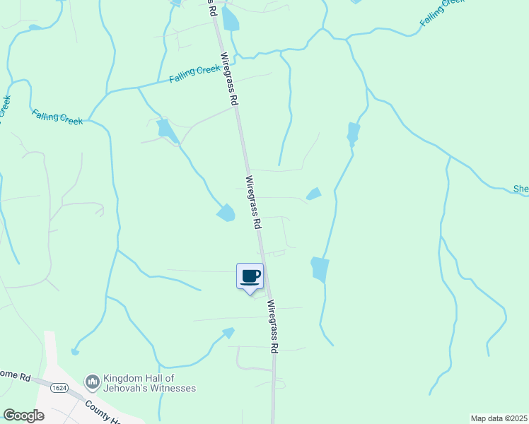 map of restaurants, bars, coffee shops, grocery stores, and more near 433 Wiregrass Road in Rockingham