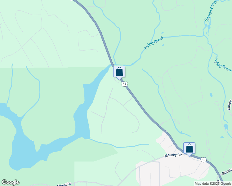 map of restaurants, bars, coffee shops, grocery stores, and more near 39 New Water Way in Blairsville