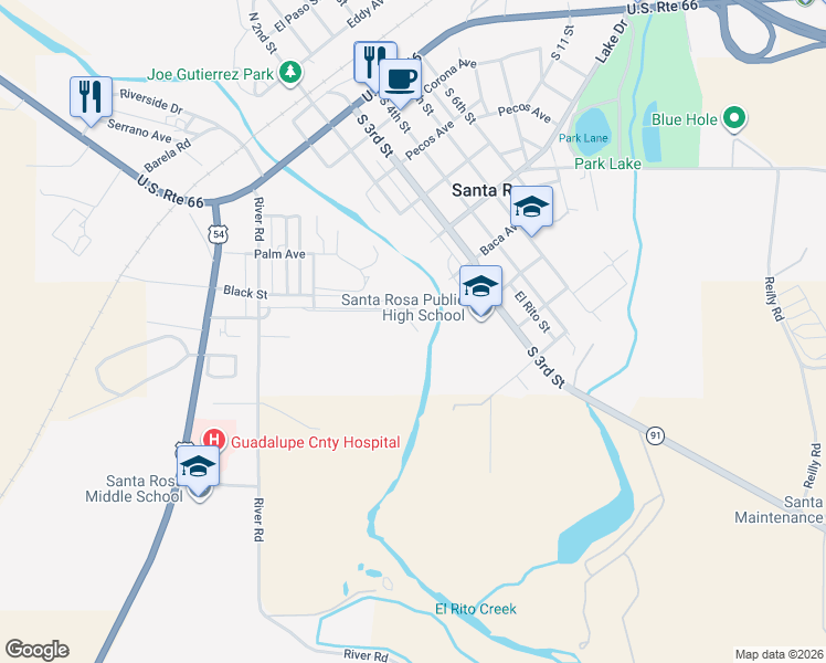map of restaurants, bars, coffee shops, grocery stores, and more near in Santa Rosa