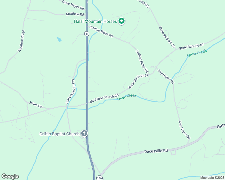 map of restaurants, bars, coffee shops, grocery stores, and more near 140 Mount Tabor Church Road in Pickens