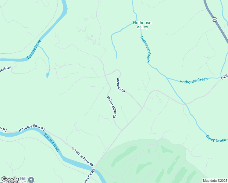 map of restaurants, bars, coffee shops, grocery stores, and more near 354 Robert Miller Lane in Mineral Bluff