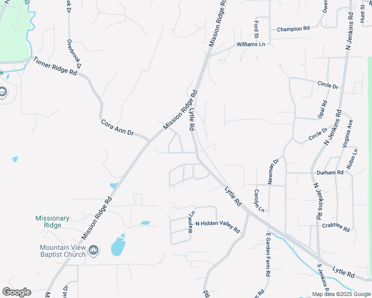 map of restaurants, bars, coffee shops, grocery stores, and more near 126 Sycamore Drive in Rossville