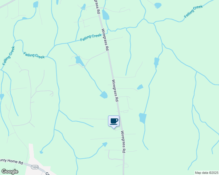 map of restaurants, bars, coffee shops, grocery stores, and more near 410 Wiregrass Road in Rockingham