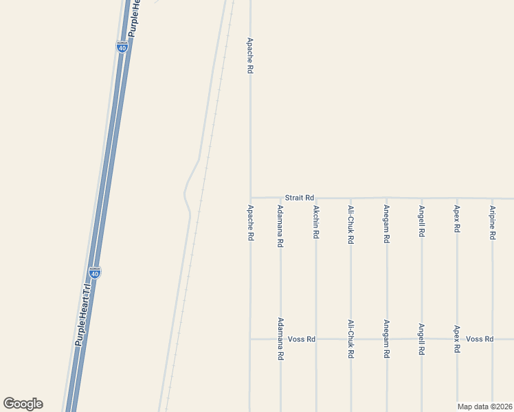 map of restaurants, bars, coffee shops, grocery stores, and more near 10018 Apache Road in Yucca