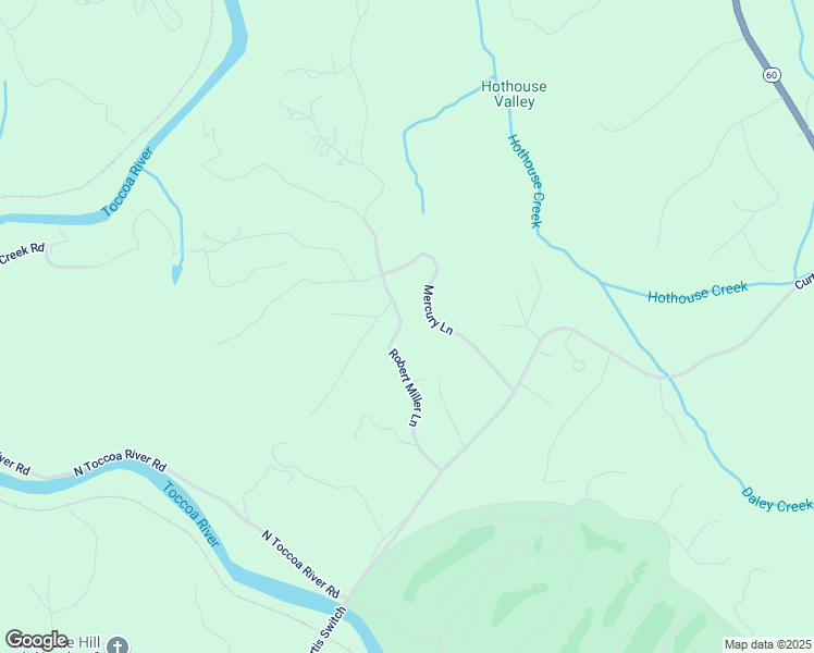 map of restaurants, bars, coffee shops, grocery stores, and more near 354 Robert Miller Lane in Mineral Bluff