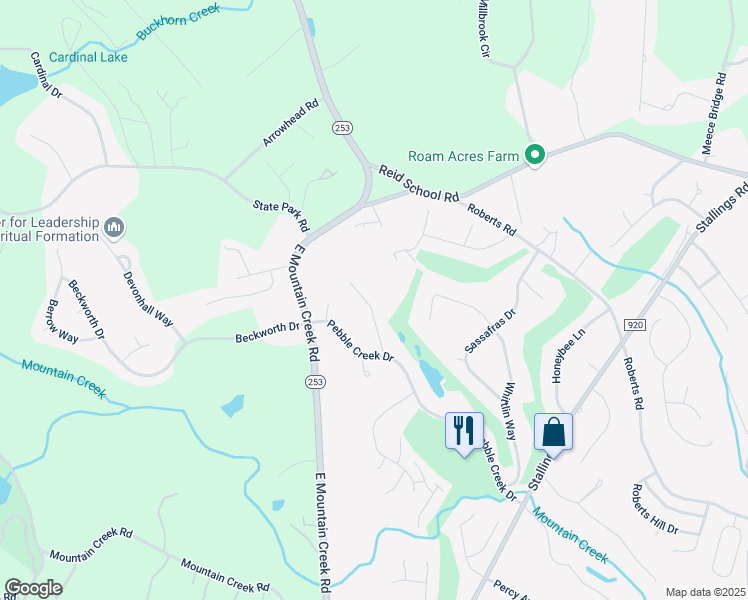 map of restaurants, bars, coffee shops, grocery stores, and more near 15 Apple Jack Lane in Taylors