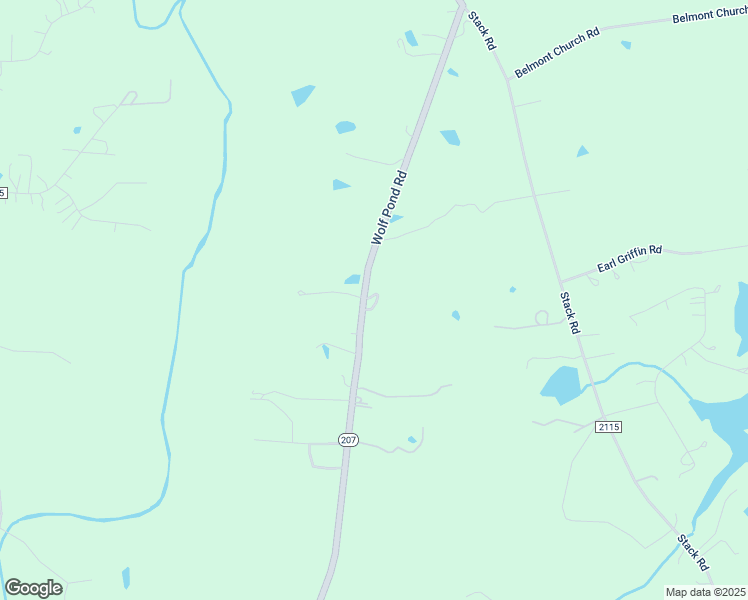 map of restaurants, bars, coffee shops, grocery stores, and more near 3025 North Carolina 207 in Monroe
