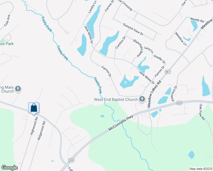 map of restaurants, bars, coffee shops, grocery stores, and more near 1612 Fancrest Court in Rock Hill