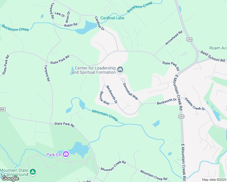 map of restaurants, bars, coffee shops, grocery stores, and more near 405 Beckworth Drive in Taylors