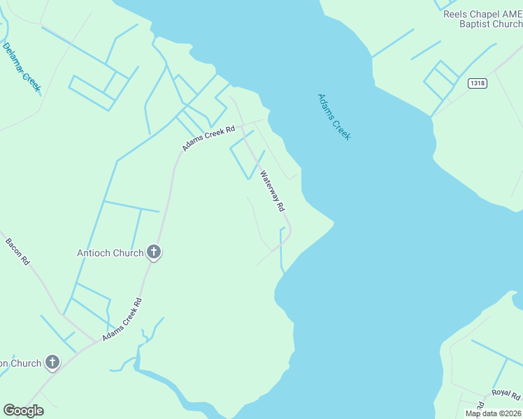 map of restaurants, bars, coffee shops, grocery stores, and more near 110 Bare Foot Ct in Havelock
